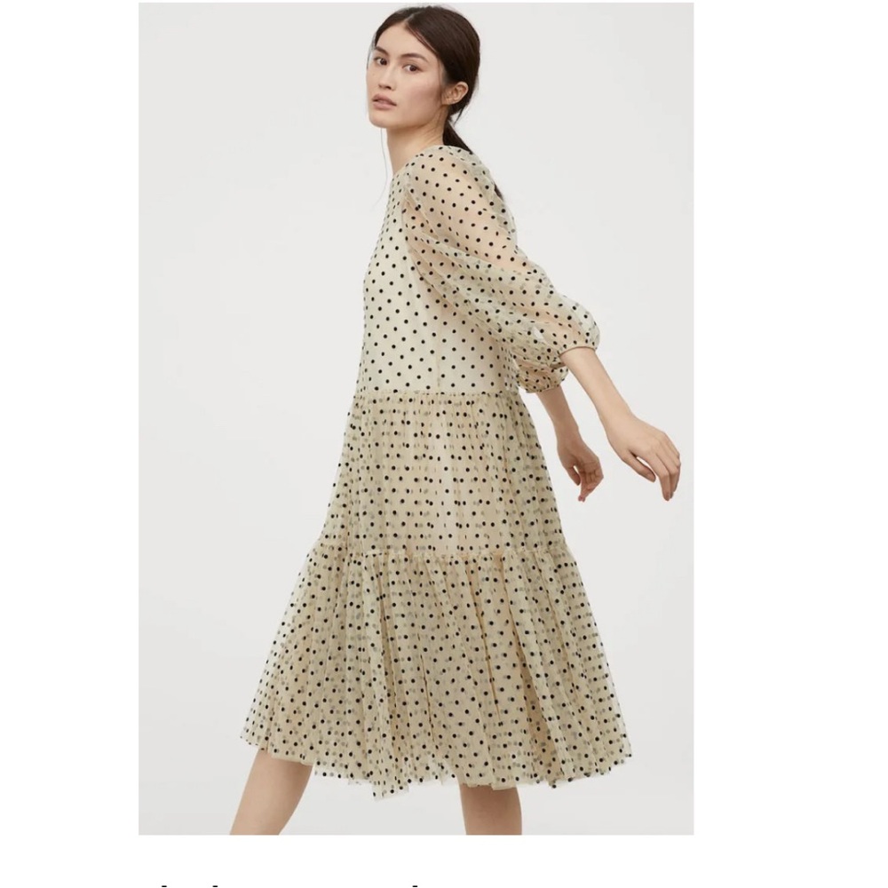 Polka Dot Mesh Fabric